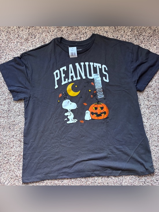 Peanuts Tops - WOMEN'S Peanuts SNOOPY HALLOWEEN Pumpkin T-shirt Large NWT
